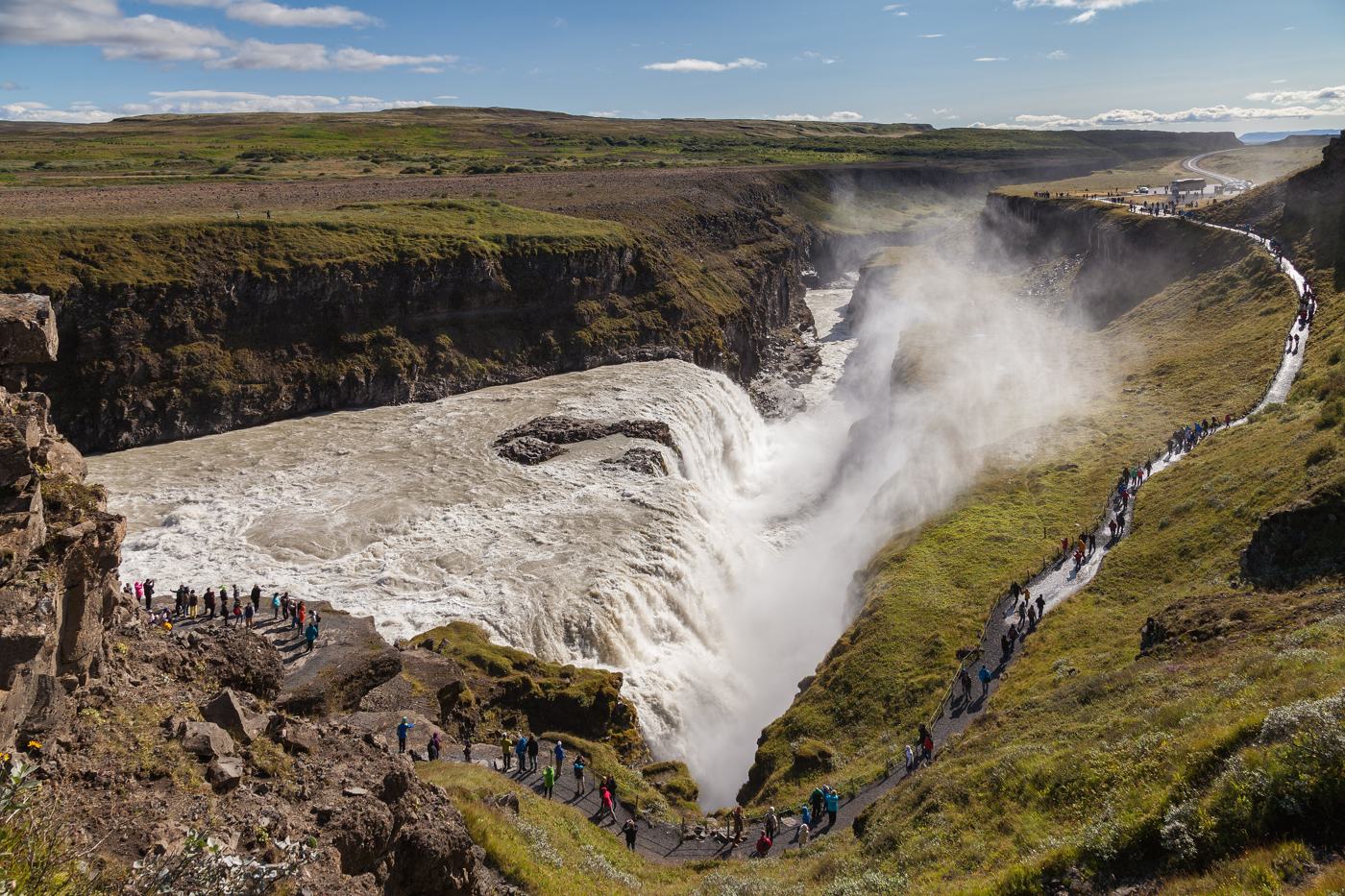 La cascata di Gullfoss